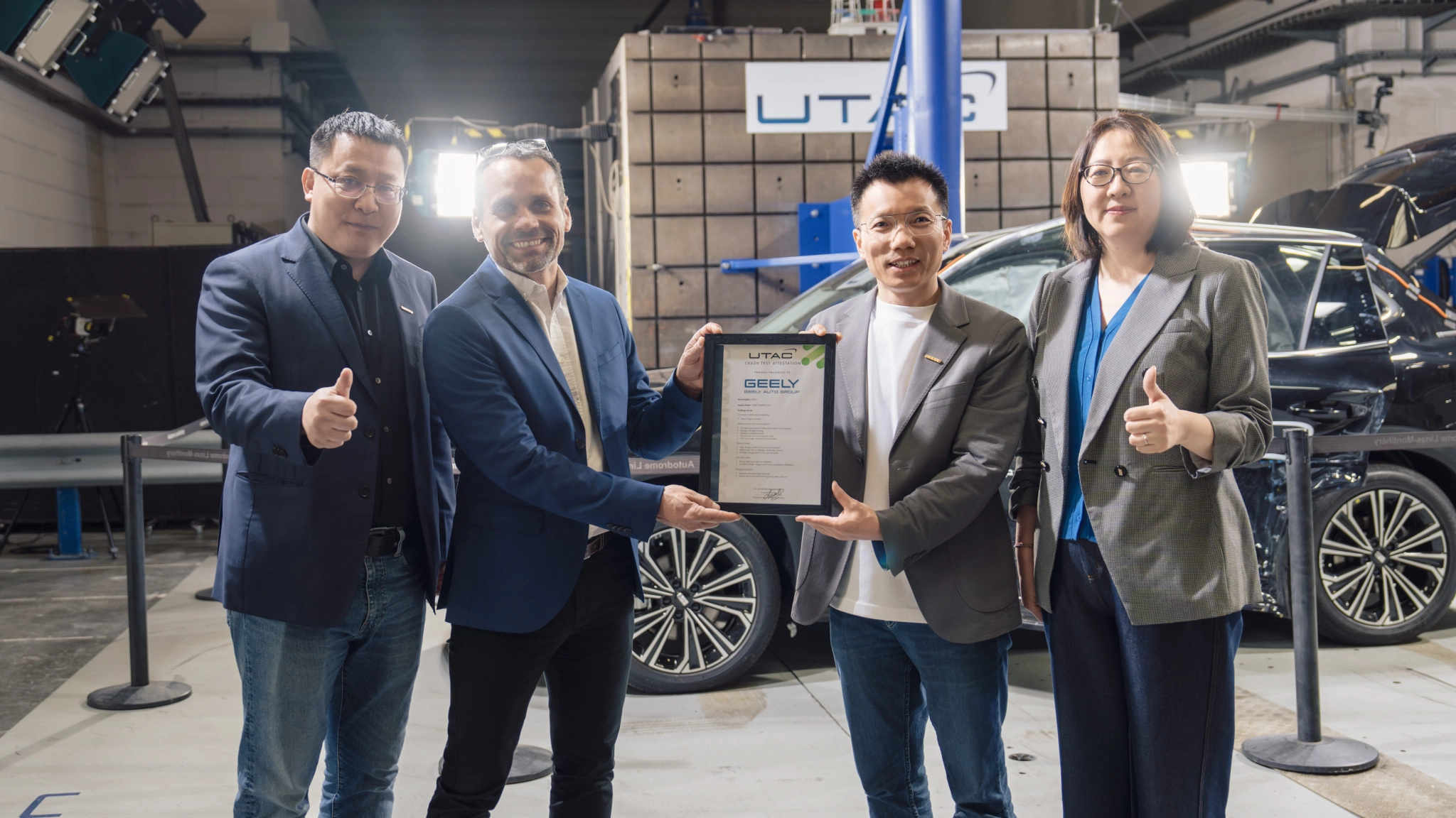 Geely Beyond Compliance Crash Test in Europe 5